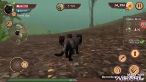 Играю в симулятор пантеры Wild Panther Sim. Убиваю всех ?. Весело кароч ;_;
