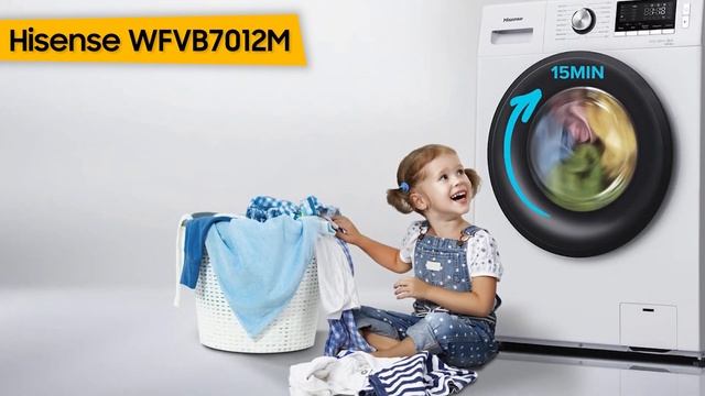 Стиральная машина Hisense WFVB7012M смотреть онлайн