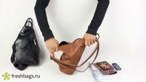 Кожаные рюкзаки (под страуса) Alliance Backpack 2823 - www.FreshBags.ru