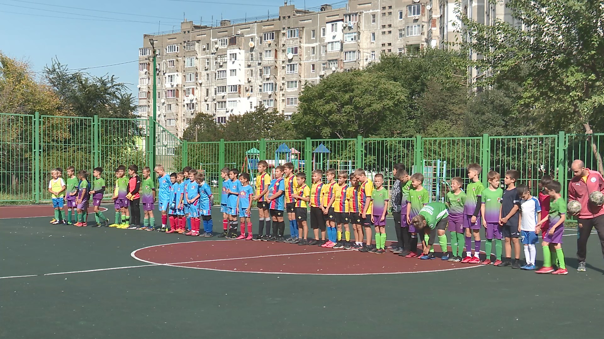 На курорте прошёл турнир детских футбольных команд