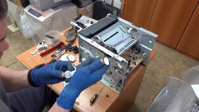 #139 Принтер HP LaserJet 1320 \ 1160 | P2015 - замена термопленки | Разборка смотреть онлайн