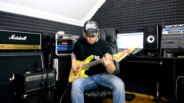 Jackson Christian Olde Wolbers 7string, Engl amps, metall смотреть онлайн