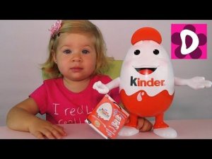 ✿ 7 Киндер Сюрприз Киндерино Большое Яйцо с Сюрпризом Распаковка Giant Kinder Surprise toys unboxing