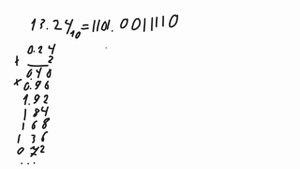 Урок по переводу десятичный дробей в двоичные дроби