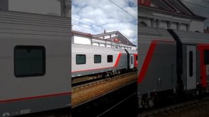 -Из Смоленска в Москву на скоростном поезде"Ласточка"(эпизоды).Июнь 2015 года.-