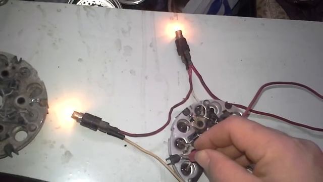 Проверка диодного моста БВО 3-105-07(часть-2). смотреть онлайн