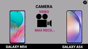 Samsung Galaxy M54 5g vs Samsung Galaxy A54 5g ⚡#A54vsM54 @TechnoRuhez