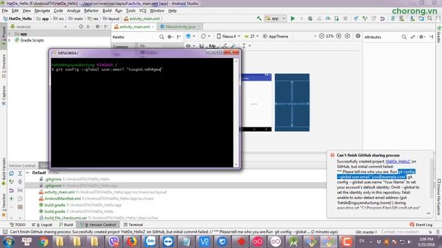 Fix Can't finish GitHub sharing process смотреть онлайн
