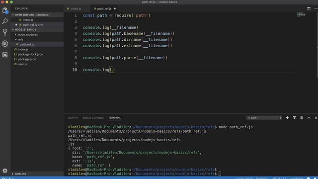 Урок 8 - Модуль PATH смотреть онлайн