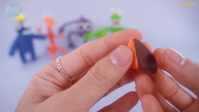 [Roblox]Making Rainbow Friends with Clay (red,blue,orange,purple,green,yellow,pink) смотреть онлайн