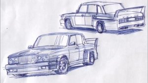 #Как Рисовать Машины. Мои старые рисунки(2002-2003)