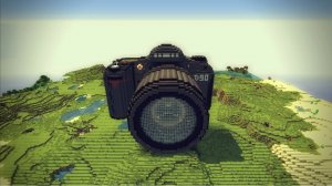 Рабочий фотоаппарат в Майнкрафт