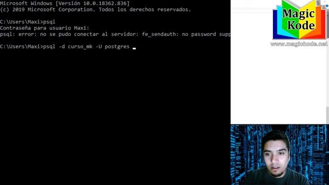 Curso de Bases de Datos SQL 2020 #15 Usando PostgreSQL desde Linea de Comandos parte 1 смотреть онлайн
