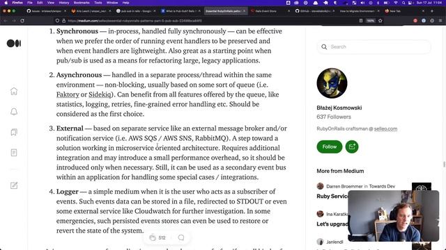 Email gems for local development & pub/sub patterns | Ruby on Rails Livestream