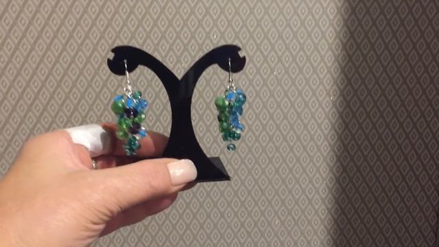 DIY Серьги-грозди своими руками