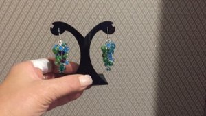 DIY Серьги-грозди своими руками