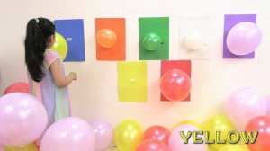 Learn Colors with kids Balloons Popping | Hiba and Dua balloons popping videos