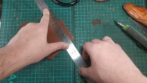 Курс Кожевника. Как кроить кожу? Техника линейного хвата