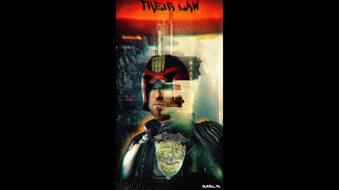 Фотоманипуляция в фотошопе "I AM THE LAW" Judge Dredd & Prodigy #shorts смотреть онлайн