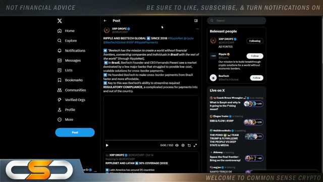 ? RIPPLE XRP ? ПОЧЕМУ XRP ЕЩЕ НЕ ЗАРАБОТАЛ смотреть онлайн