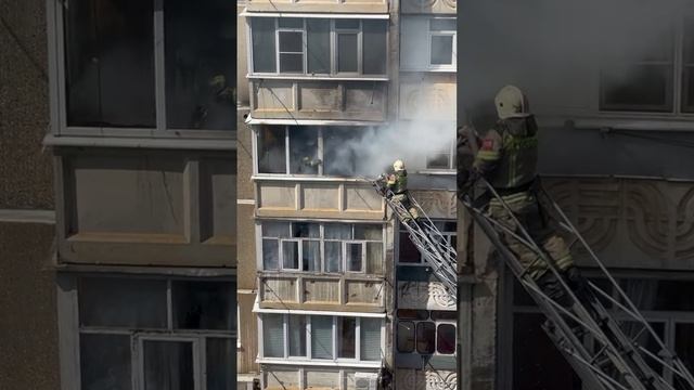 Пожар в Краснодаре..