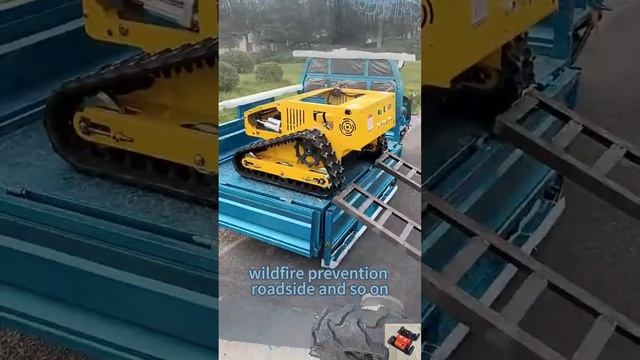 China made slope mower remote control low price for sale, chinese best remote brush cutter