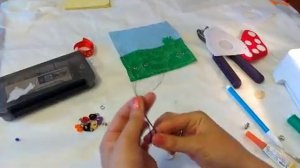 Шьем  развивающий кубик из фетра и ткани. Грань 2.