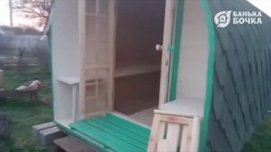 #Отзыв #Баня-викинг 4,5 метра #баня-бочка