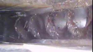 Шнековая решетка в работе