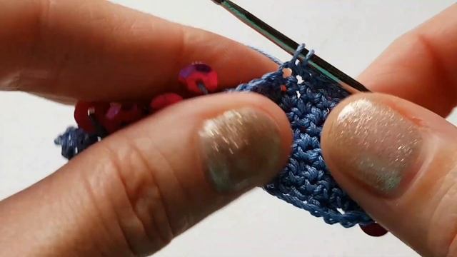 Как вязать с паетками ??????? смотреть онлайн