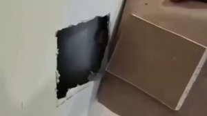 Заделка трещины в гипсокартоне