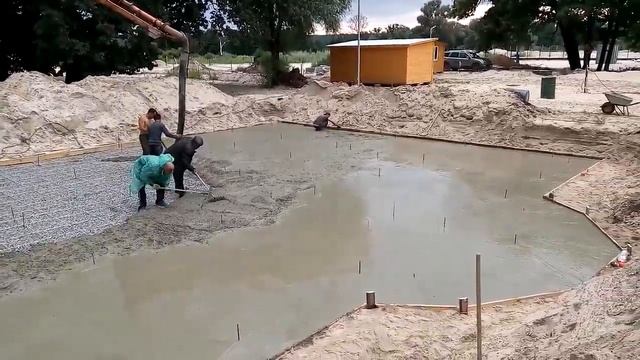 Заливаем подбетонку смотреть онлайн