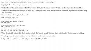 DevOps & SysAdmins: Select specific Ruby version in Phusion Passenger Docker image