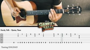 Как играть Gravity Falls - Opening Theme I Guitar Lesson