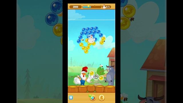 farm bubbles level 5 | game bubbles #gameplay #shortgame
