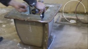 Как просто сделать вазон с формой BTC (мытый бетон)