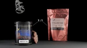 METALLINE FUSO COPPER - смешивание компонентов