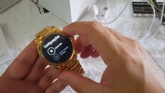 Relógio Michael kors access smart watch mkt 5001 Android dourado смотреть онлайн