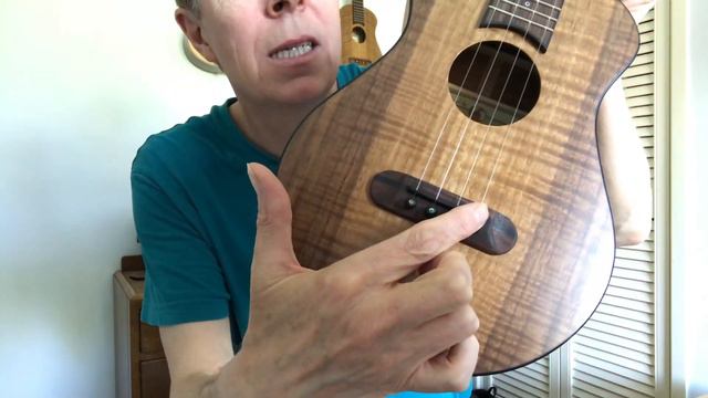 Tenor ukulele in high figure walnut by Chris Perkins ...SOLD смотреть онлайн