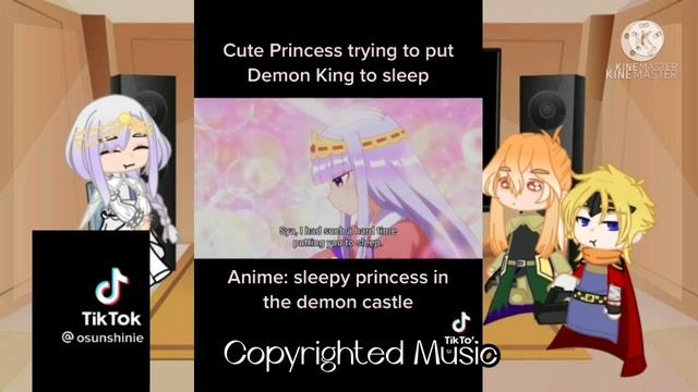 SPITDC(Sleepy Princess in the demon castle) Reacts to sia смотреть онлайн