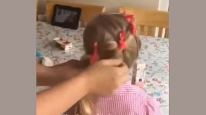 Легкая прическа для девочки