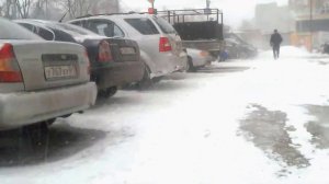 Ростов на Дону 29.01.2014 Снегопад