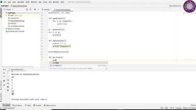 06 keywords in python | Python Full Course for Beginners.