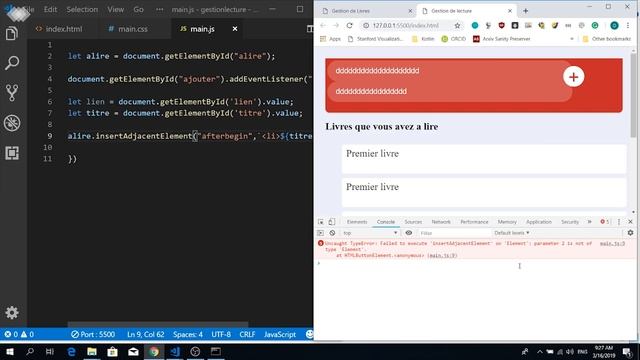 Apprenez javascript en créant une application de gestion de livres смотреть онлайн