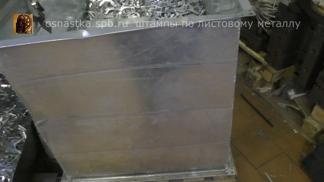 Серийная штамповка монтажного уголка. смотреть онлайн