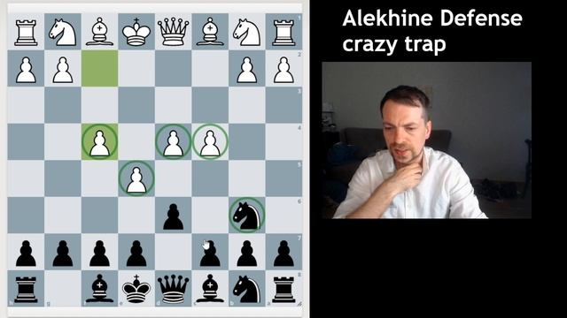 Crazy idea in Alekhine defense смотреть онлайн