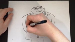 Как нарисовать Грю из Гадкий я