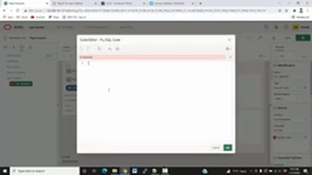 How to create and show html report by ajax callback and print report in Oracle Apex