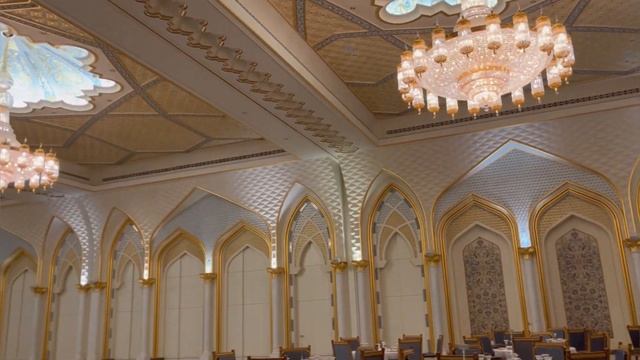 Президентский дворец в Абу-Даби ОАЭ Qasr Al Watan قصر الوطن смотреть онлайн