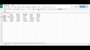 Transponer datos en una hoja de calculo de Google Drive